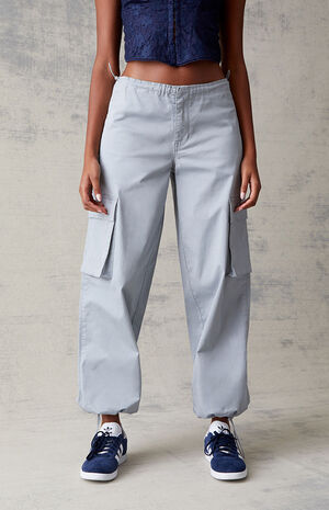 Gray Cargo Pull-On Pants image number 3