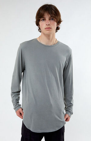 Scallop Long Sleeve T-Shirt image number 1