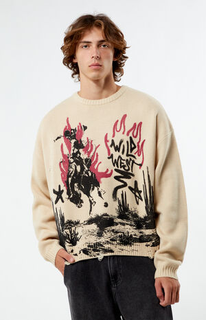 Wild West Cropped Sweater image number 1