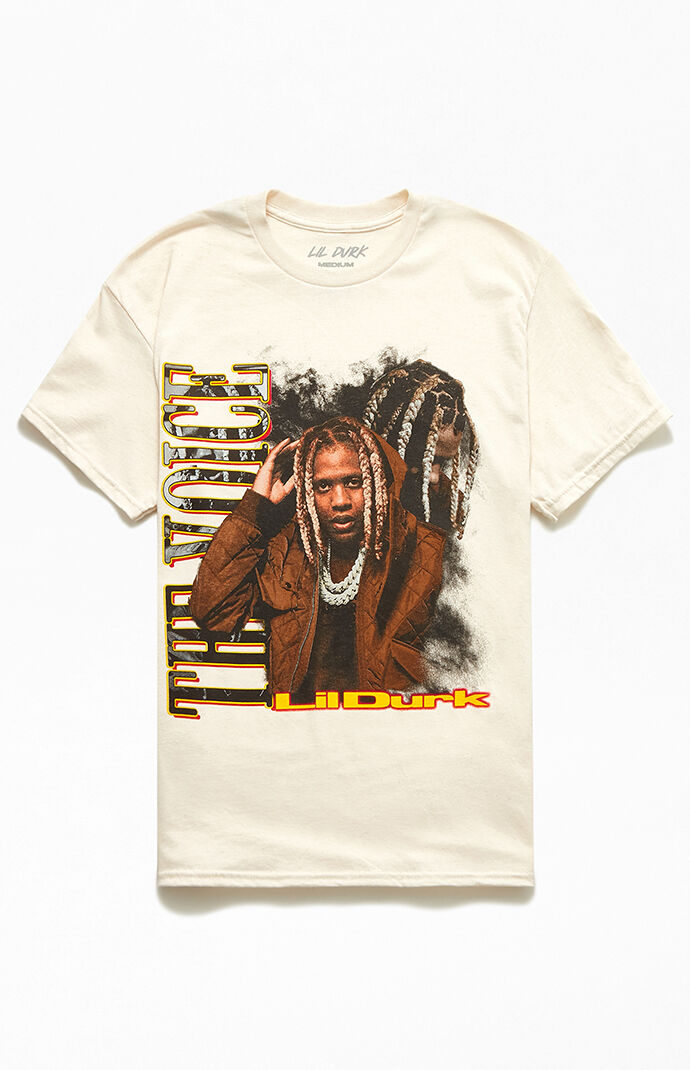 Lil durk t shirt clearance