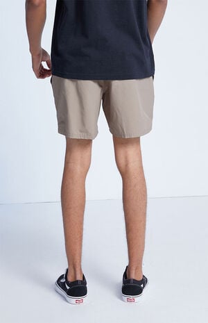 Khaki Primary Volley Shorts image number 4