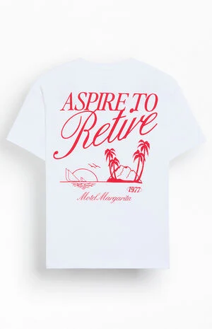 Aspire to Retire Beach T-Shirt image number 1