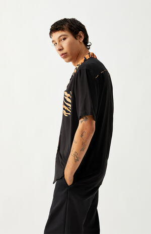 Pajama Short Sleeve Button Up Shirt image number 3