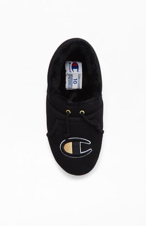 Black University Slippers image number 5