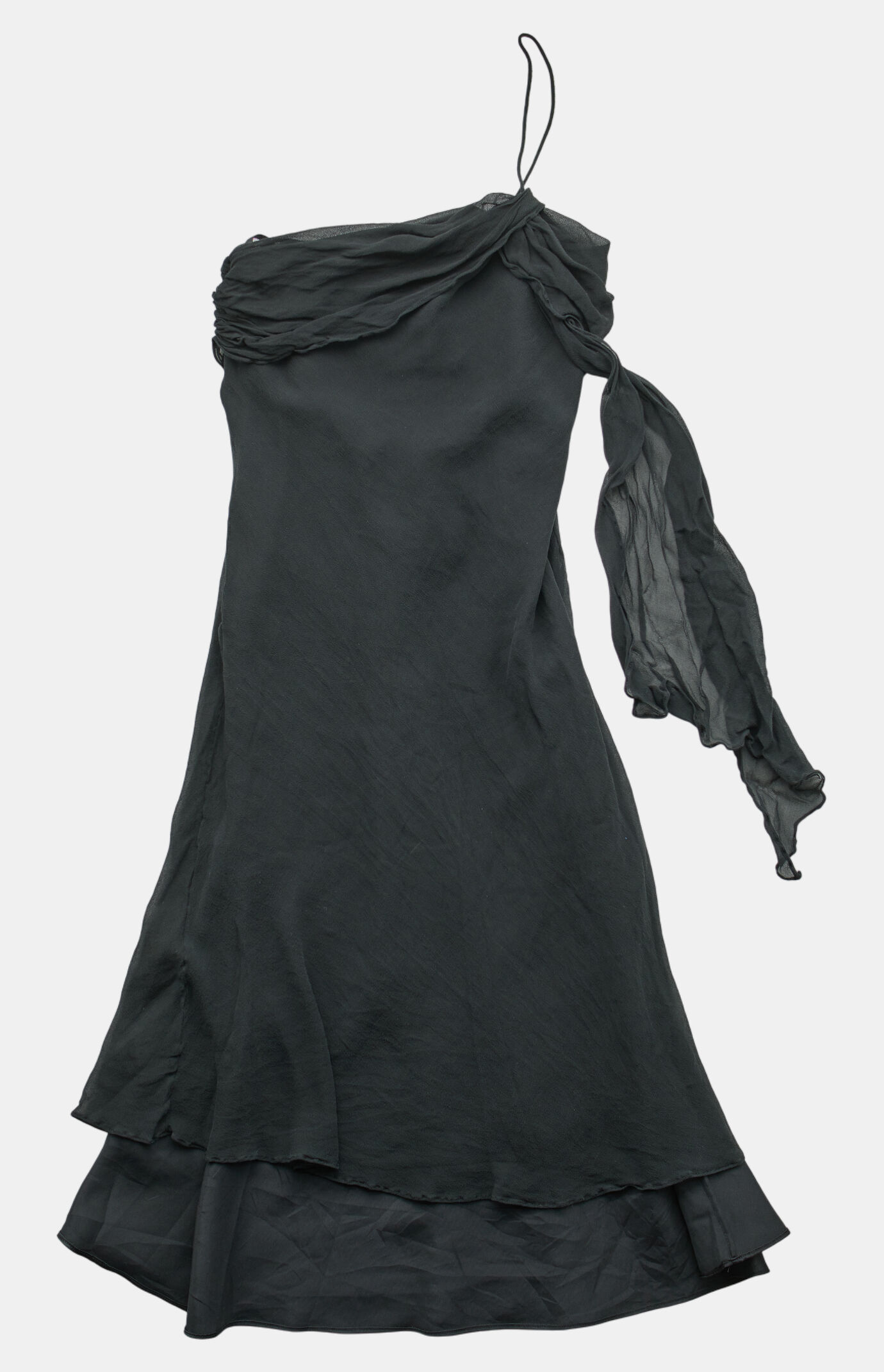 PS VINTAGE 2000s One Shoulder Midi Dress