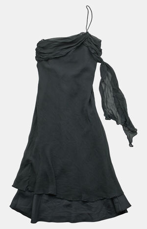 2000s One Shoulder Midi Dress image number 1