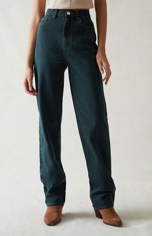 Eco Green '90s Boyfriend Jeans image number 1