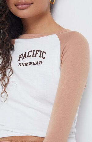 Pacific Sunwear Raglan Long Sleeve T-Shirt image number 3