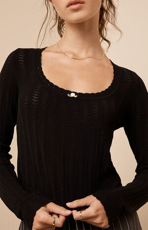 Jade Scoop Neck Sweater image number 2