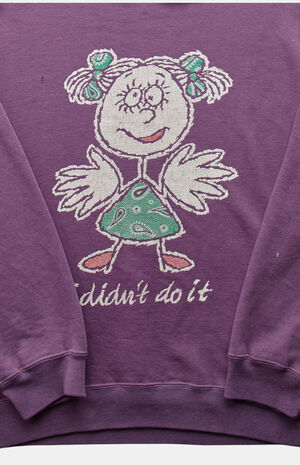 90s I Didn't Do It Crew Neck Sweatshirt image number 4