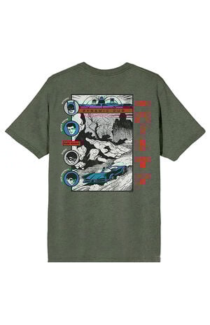 Batmanga Batman & Robin Batmobile T-Shirt image number 3