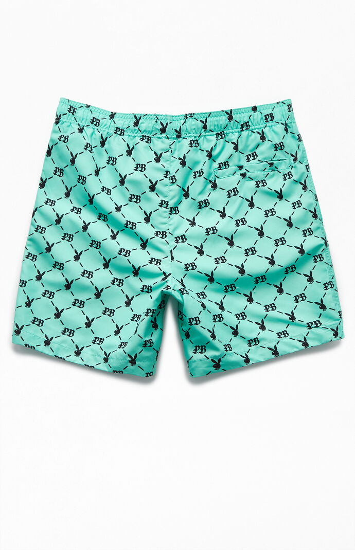By PacSun Monogram 17" Swim Trunks