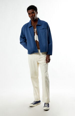 Blue Washed Canvas Gas Jacket image number 4