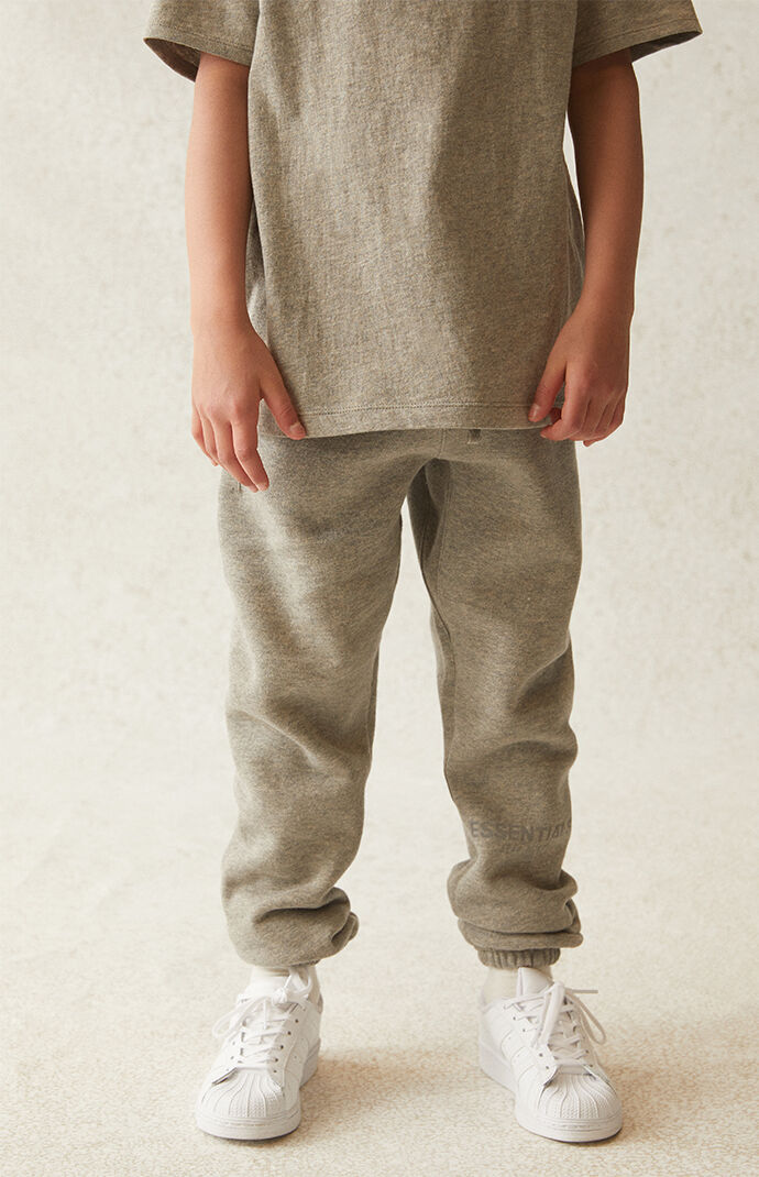 Essentials Heather Oatmeal Sweatpants