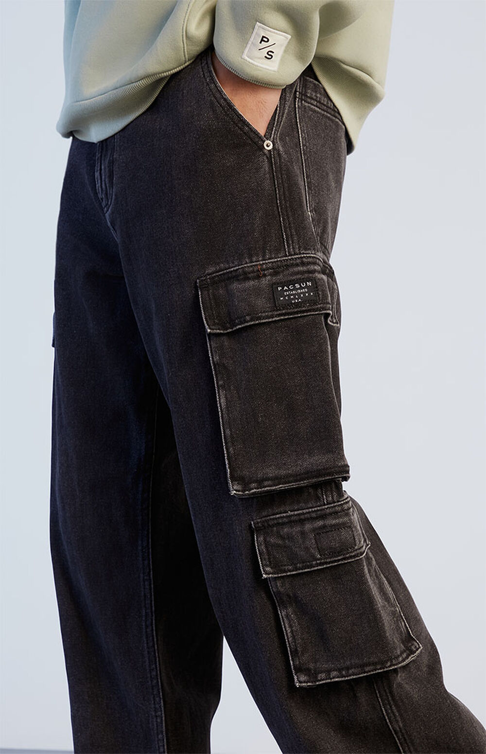 PacSun Black Cargo Pants PacSun