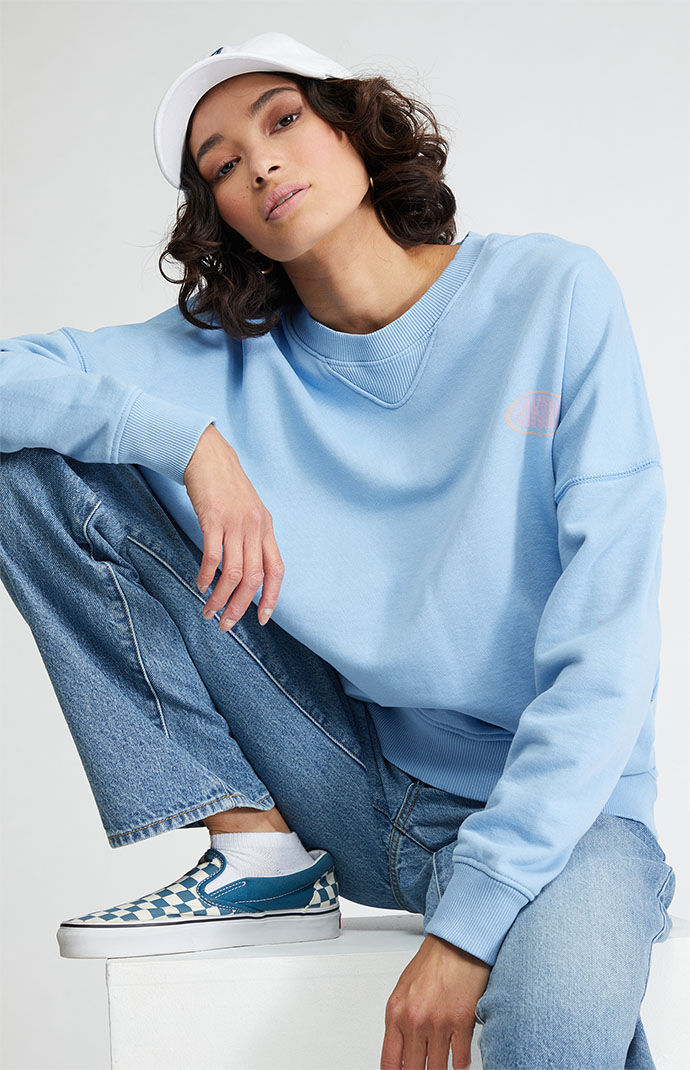 Quiksilver Oversized Crew Neck Sweatshirt PacSun