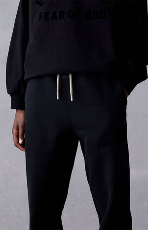 Essentials Jet Black Sweatpants image number 5