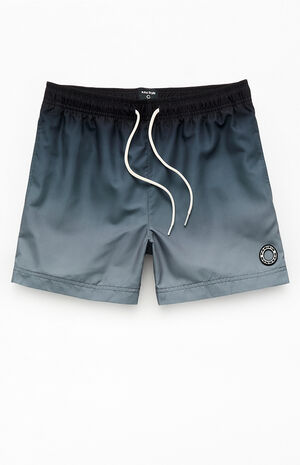 Black Gradient Eco 4.5" Swim Trunks image number 1