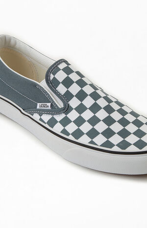 vrede Dor Glad Vans Stormy Weather Checkered Classic Slip-On Shoes | PacSun