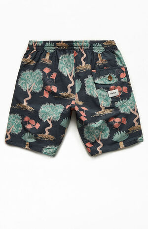 Recycled Floral Vintage 17" Swim Trunks image number 2