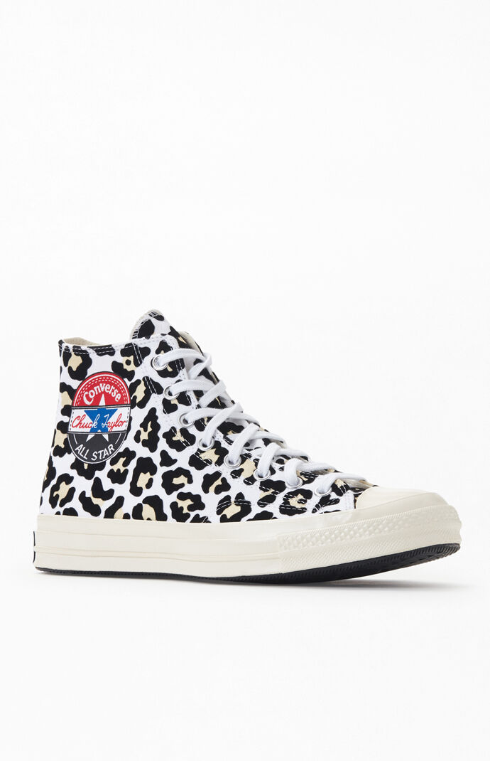 converse léopard