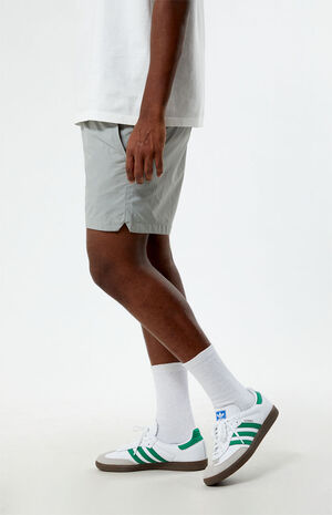 Gray Nylon Shorts image number 3