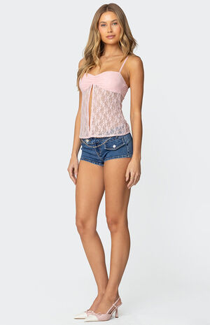 Bryan Denim Micro Shorts image number 3