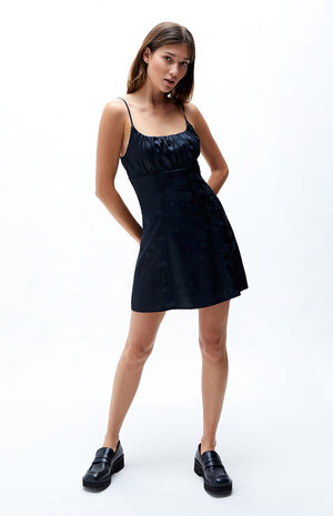 LA Hearts Sleeveless Shirred Bodice Mini Dress | PacSun