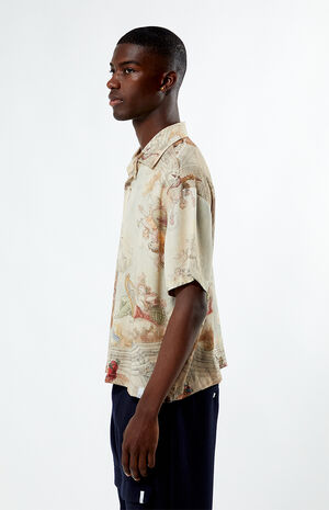 x PacSun Deliverance Cropped Camp Shirt image number 3