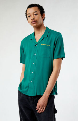 Beverly Hills Embroidered Camp Shirt image number 2