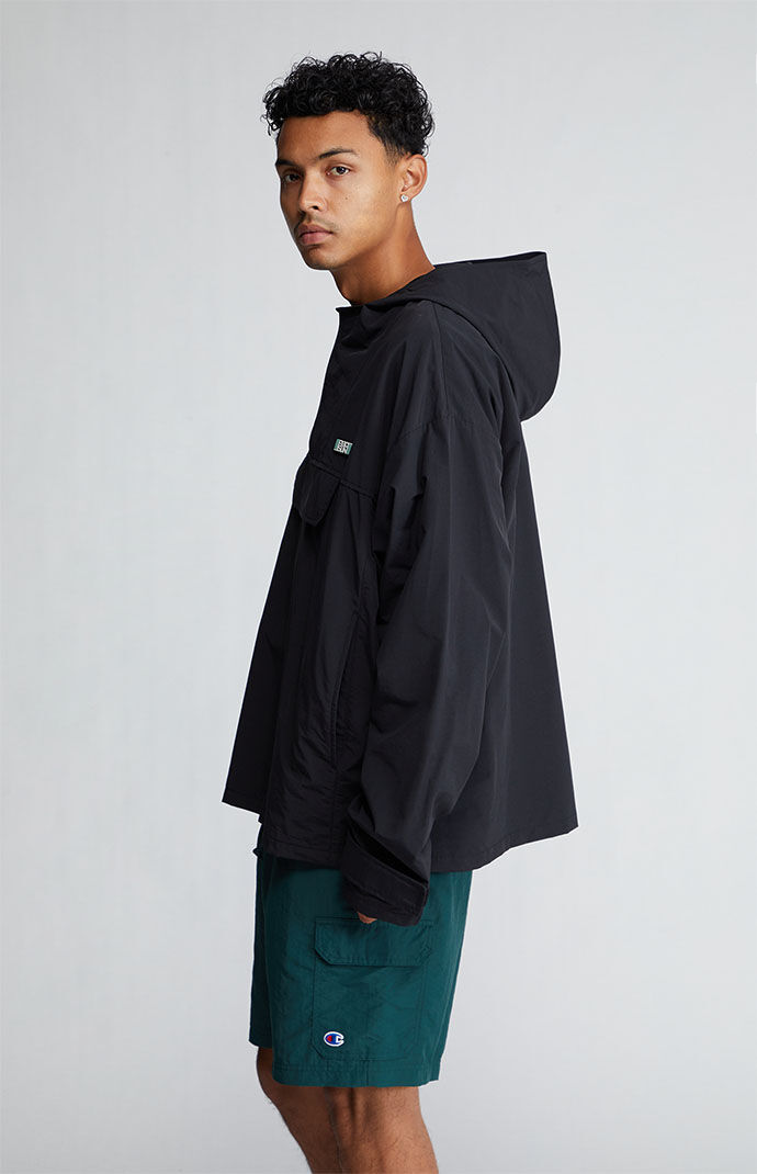 Nylon pullover hoodie store