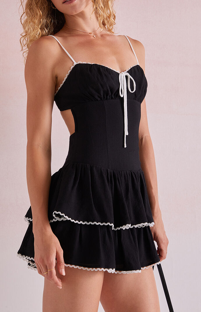 Beverly and Beck Halle Tie Front Mini Dress | PacSun