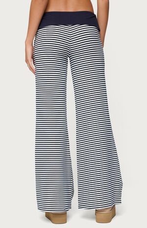 Meggy Striped Fold Over Pants image number 3