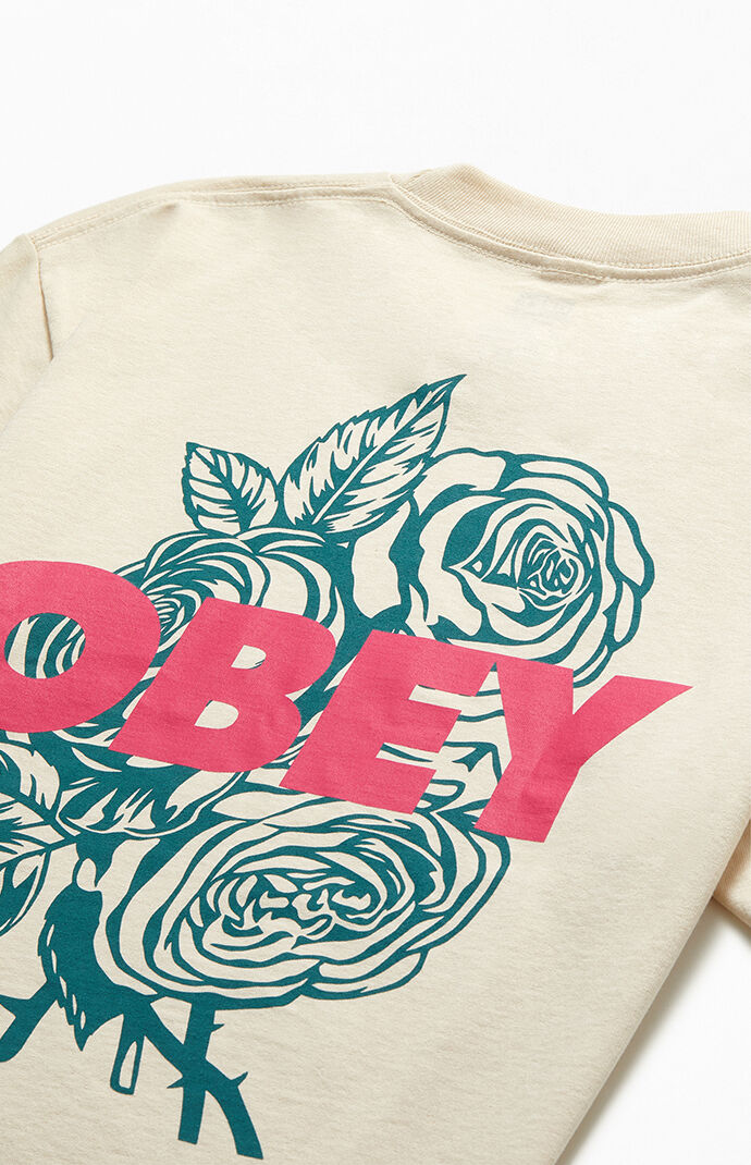 Obey Blood \u0026 Roses Classic T-Shirt | PacSun