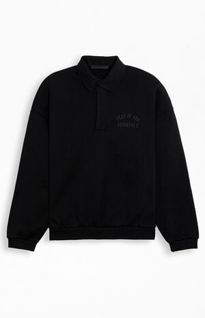 Black Fleece Polo Sweatshirt image number 1