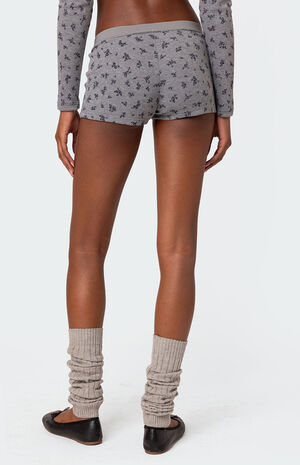 Lavender Waffle Shorts image number 3