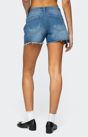 Scottie Low Rise Denim Shorts image number 4