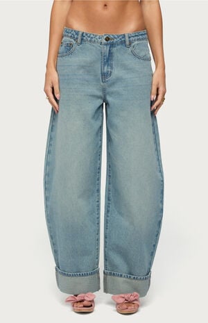 Kella Low Rise Baggy Jeans image number 1