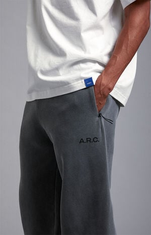 Black Fleece Jogger Sweatpants image number 4