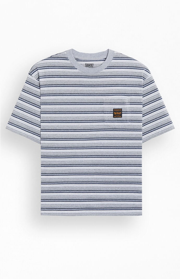 Levi's Men's Workwear Striped Pocket T-shirt In Multi