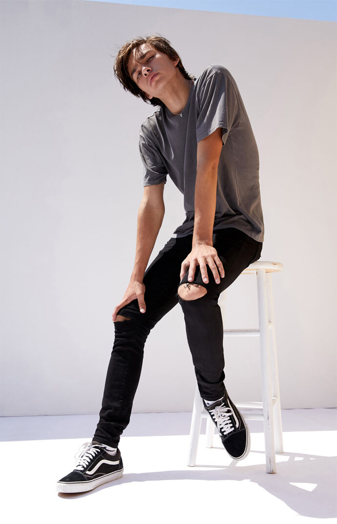 Black Ripped Skinniest Jeans