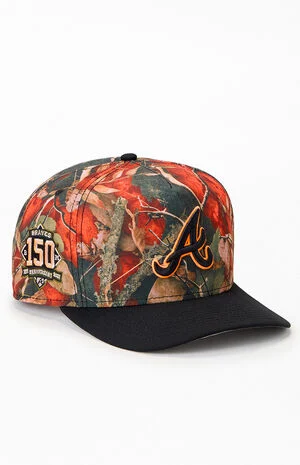 Atlanta Braves Leaves 9FIFTY A-Frame Snapback Hat image number 1