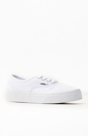 Kids White Authentic Shoes image number 1