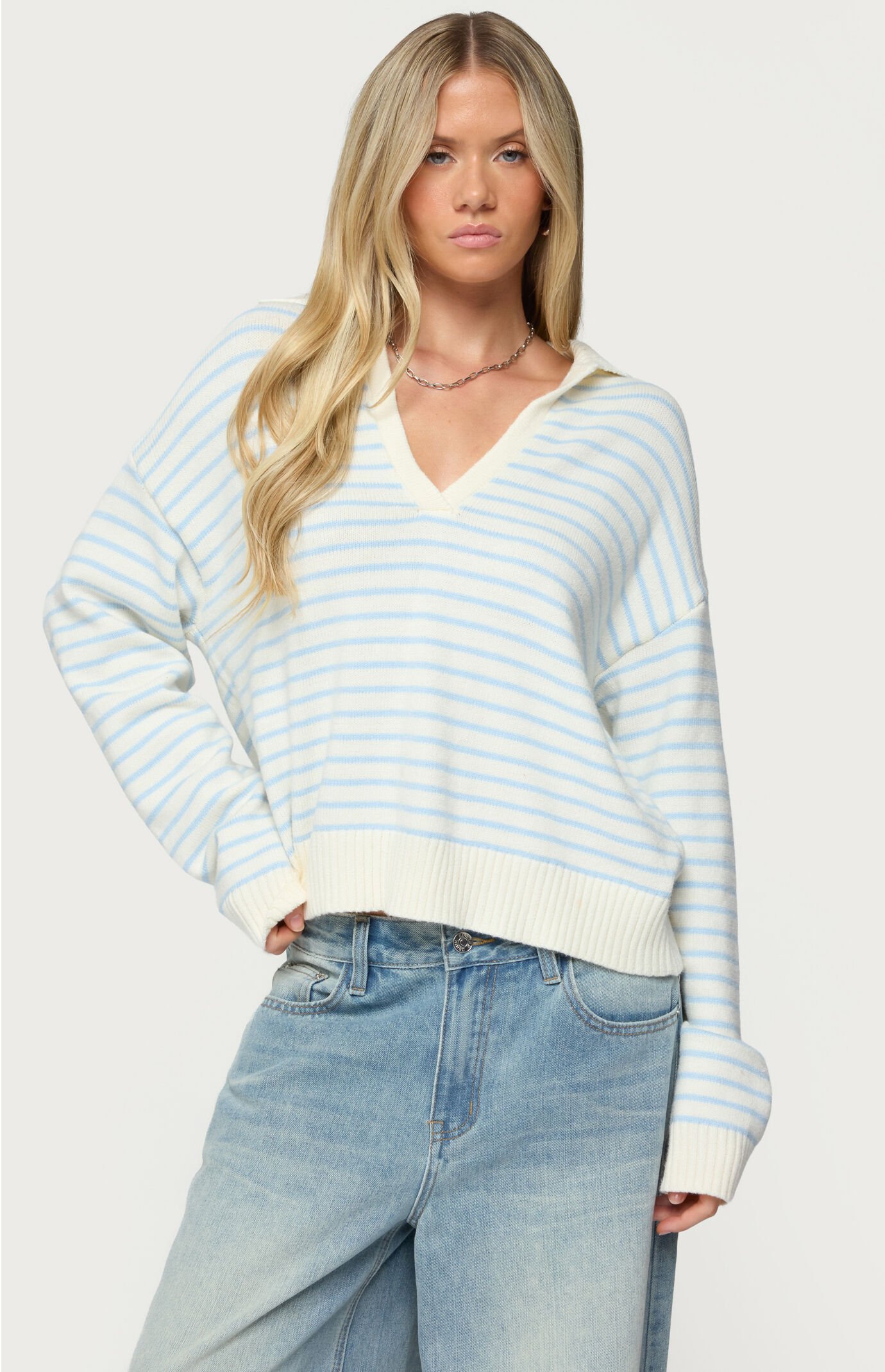 Edikted Copenhagen Oversized Striped Sweater