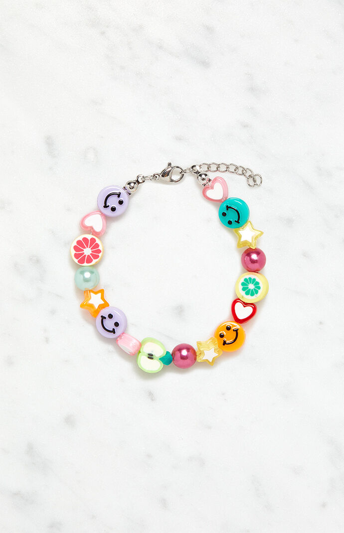 John Galt Rainbow Charm Bracelet PacSun
