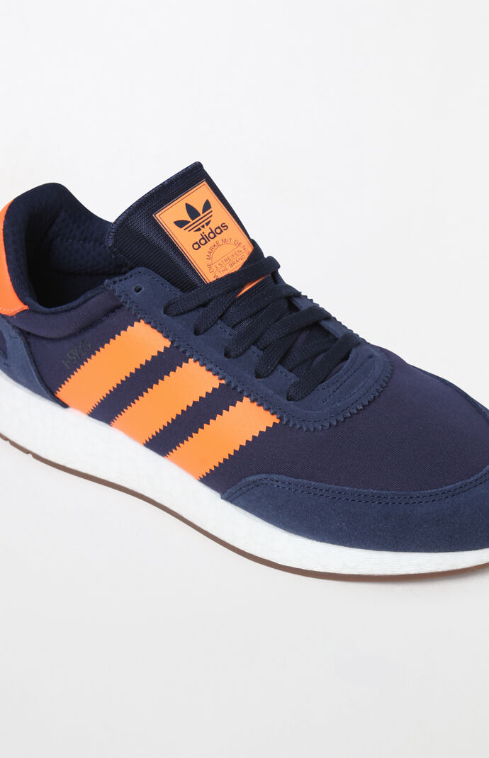 Adidas i-5923 navy y orange shoes 2025