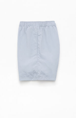 Gray Baggy 4.5" Swim Trunks image number 3
