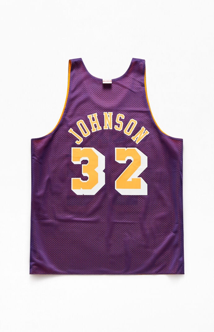 Lakers Johnson Reversible Basketball Jersey