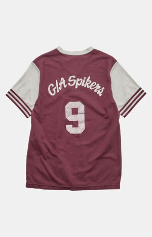 '90s Spikes Jersey V-neck Graphic T-Shirt image number 1