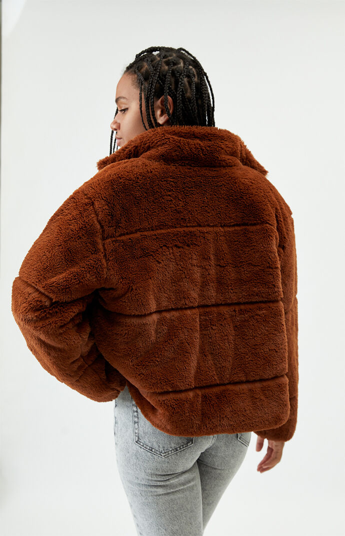 Cozy Faux Fur Puffer Jacket
